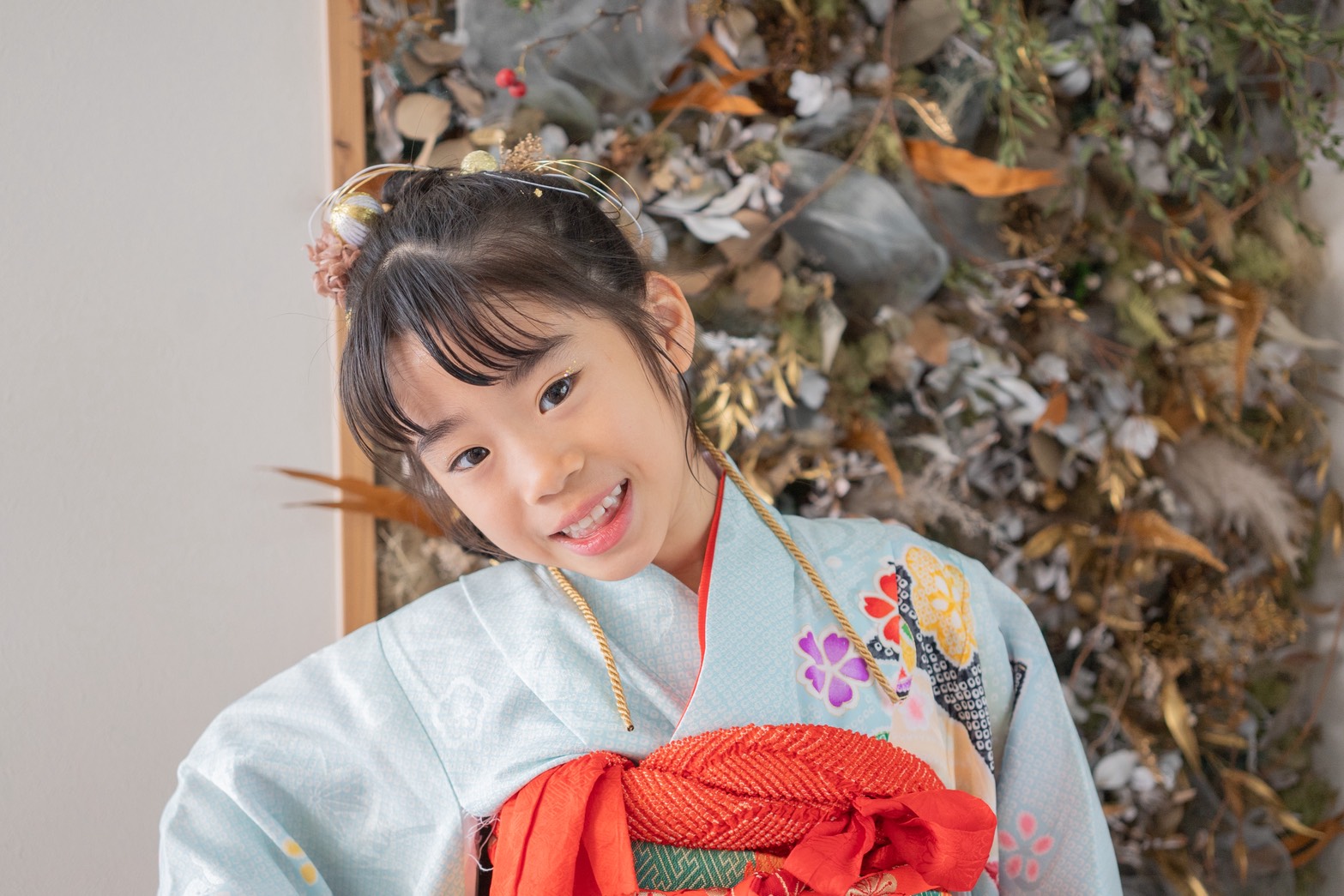 【３０００円分のランチ券プレゼント】irophotoが写す、花と歴史の物語。HIORICOYAとgentenで叶える「七五三後撮り撮影会」サンプル